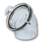 Valterra T1026 Clear 3" 45 Degree Waste Hose Adapter
