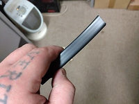 BLACK RV Marine 5/8" 24' Long Rubber Vinyl UVF Insert Trim Molding Screw Cover