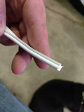 WHITE RV Marine 5/8" 100' Long Rubber Vinyl UVF Insert Trim Molding Screw Cover