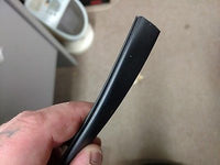 BLACK RV Marine 3/4" 50' Long Rubber Vinyl UVF Insert Trim Molding Screw Cover