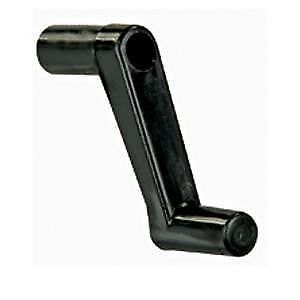 JR Products 20205 Black 1in Plastic Window Crank Handle