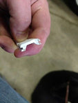WHITE RV Marine 3/4" 24' Long Rubber Vinyl UVF Insert Trim Molding Screw Cover