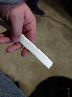 WHITE RV Marine 3/4" Rubber Vinyl UVF Insert Trim Molding Flexible Screw Cover