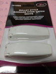 Prime Products 18-5080 1 Pair White Bullet Style Baggage Door Holder