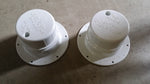 x2 RV Camper Trailer Roof Vent cap, Plumbing Sewer w/Removable Top -White - New