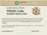 Fresh Cab FC6 4 Pouch Pk Botanical Rodent Mouse Rat Control Repellent