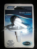 RV Drain Valve 3/8" or 1/2" Dual Barb with Flange Water Tank Trailer Camco 22223