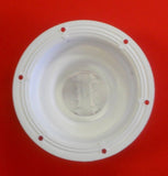 x2 RV Camper Trailer Roof Vent cap, Plumbing Sewer w/Removable Top -White - New