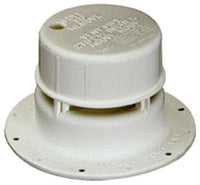 RV Camper Trailer Roof Vent cap, Plumbing Sewer Removable Top -Colonial White -