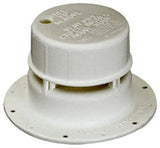 RV Camper Trailer Roof Vent cap, Plumbing Sewer Removable Top -Colonial White -
