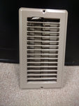 Mobile Home RV Parts Floor Register 4" x 8" Brown Metal Floor Vent Diffuser