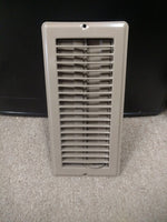 Mobile Home RV Parts Floor Register 4" x 10" Brown Metal Floor Vent Diffuser