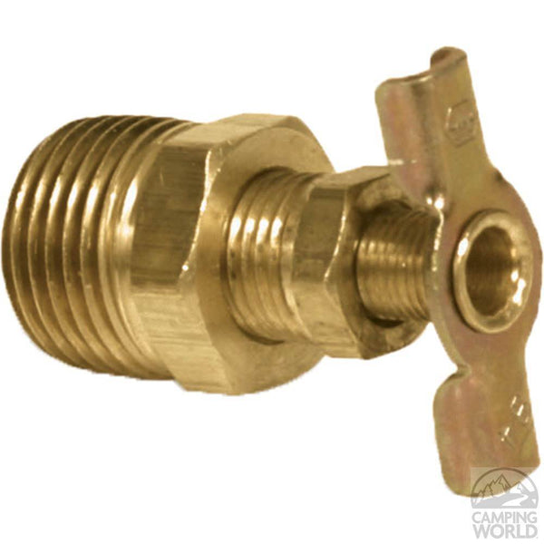 Camco 11703 1/2" Water Heater Drain Valve